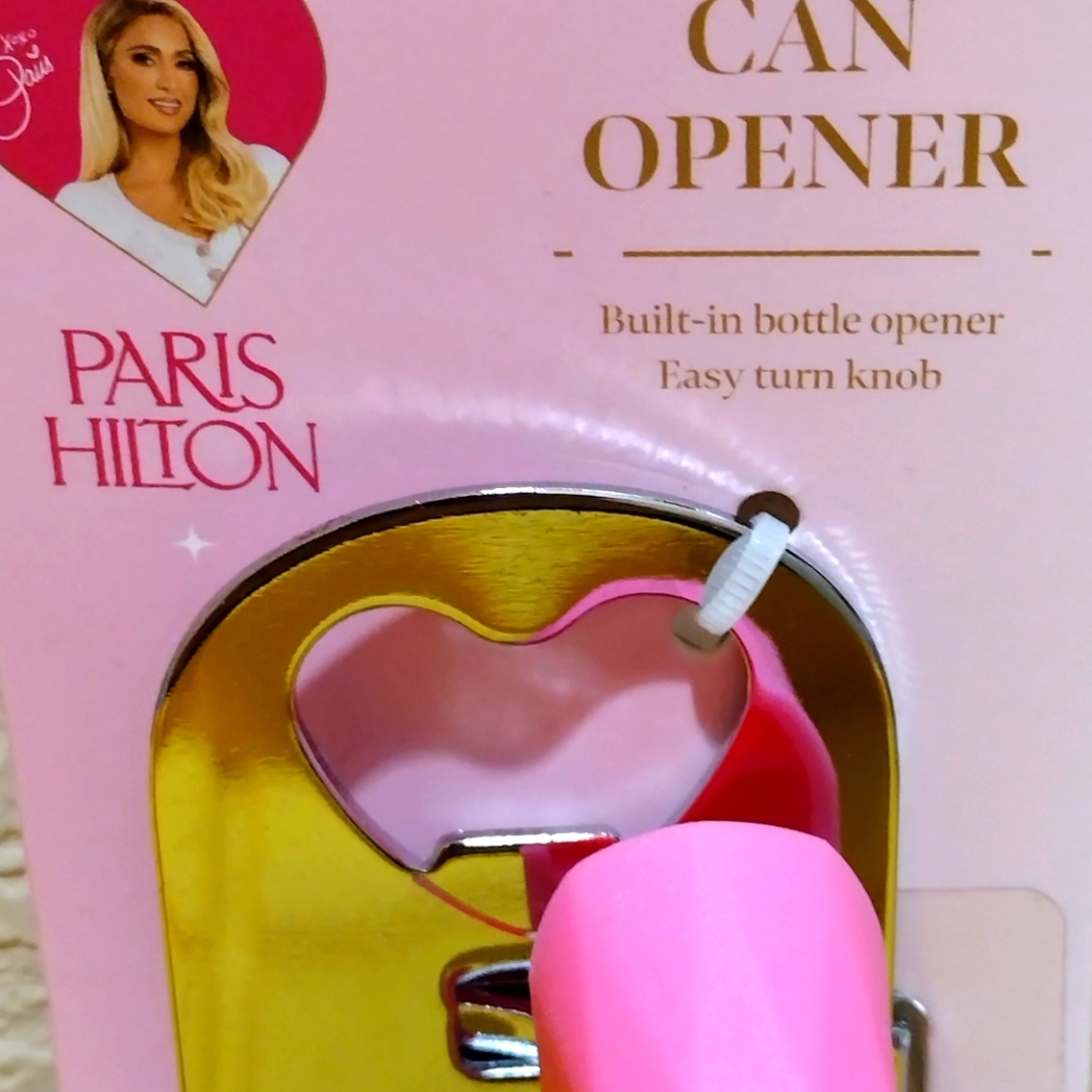 PARIS HILTON CAN OPENER WITH BOTTLE OPENER PINK PARIS HILTON BOTTLE OPENER X2 - Picture 6 of 7
